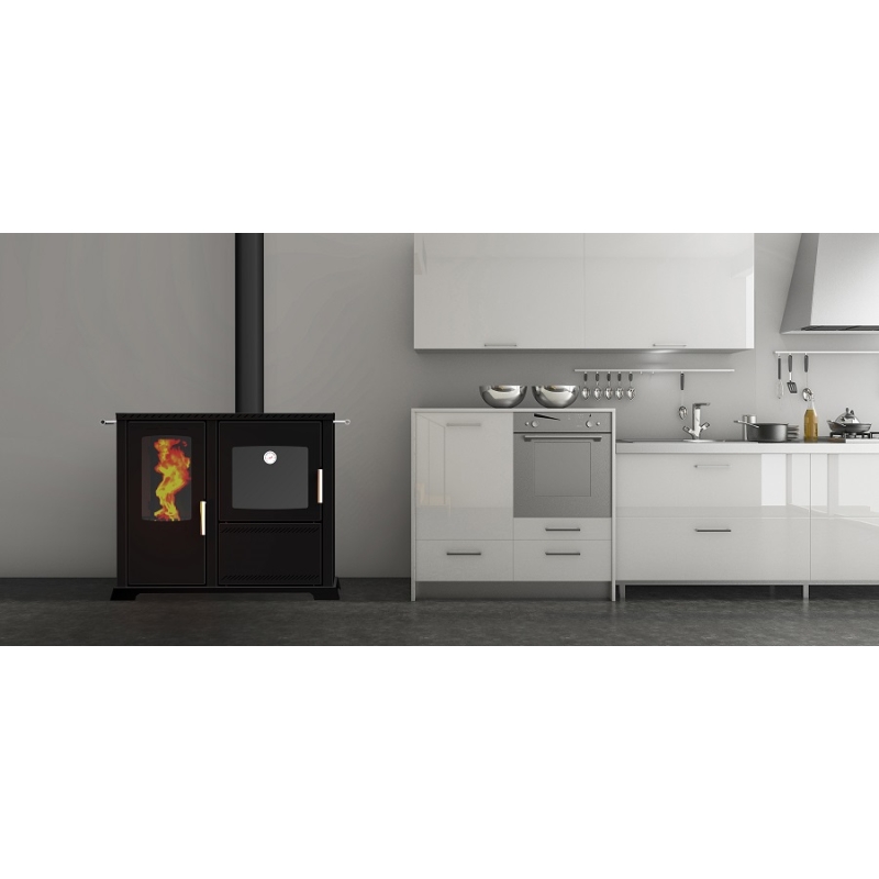 STOVE PELLET AND WOOD STOVE-SAFIR 10 KW (STOVE)