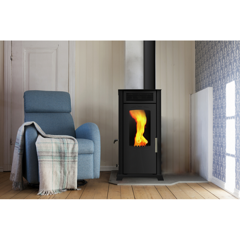 STOVE PELLET AND WOOD STOVE-ECO 8 KW