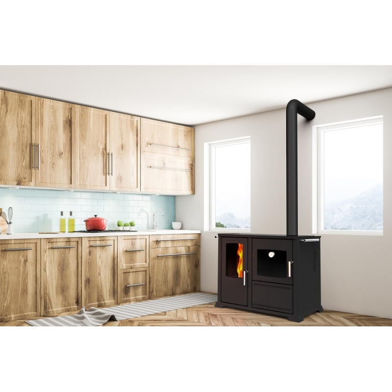 STOVE PELLET AND WOOD STOVE-SAFIR 10 KW (STOVE)