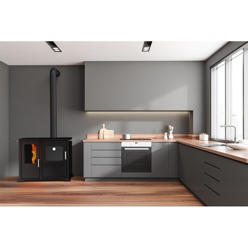 STOVE PELLET AND WOOD STOVE-SAFIR 10 KW (STOVE)